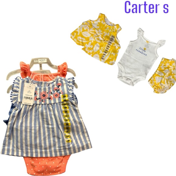New Carters’s 3 set baby girls 🧒 - Picture 1 of 1
